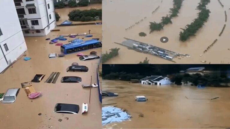 長江中下游暴雨持續 1200公里水位超警戒