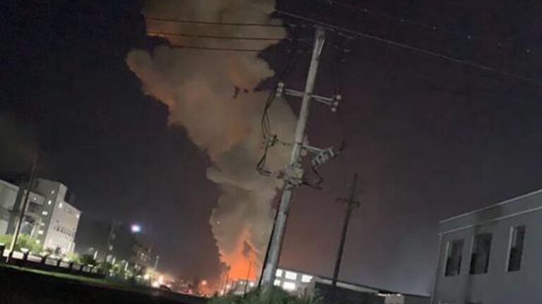 遼寧化工廠爆炸 20公里外聽到巨響有震感(視頻)