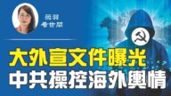 【薇羽看世间】大外宣文件曝光 中共如何操控海外舆情？