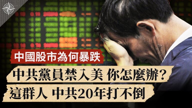 【十字路口】中國股市為何暴跌 中共黨員禁入美 你怎麼辦