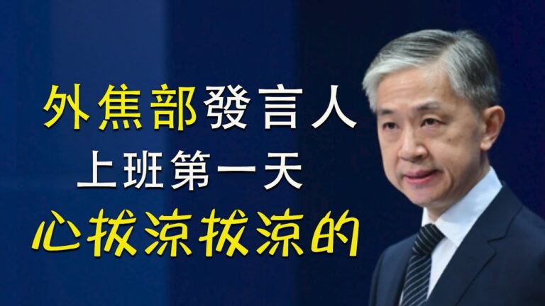 【江峰時刻】中共外交部新發言人汪文斌上班第一天