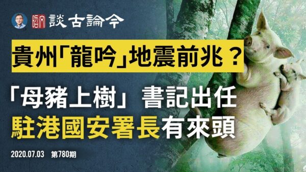 文昭 贵州 龙吟 强震前兆 母猪上树 书记出任驻港国安署长 文昭谈古论今 港国安公署署长 贵州龙吟 新唐人中文电视台在线