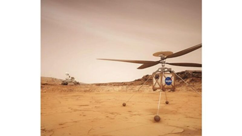 NASA說明火星直升機將怎樣工作