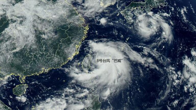 颱風「巴威」加速移動 直撲中國東北、朝鮮