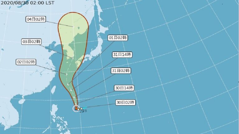氣象專家：梅莎將成2020最強颱風 朝韓國方向前進