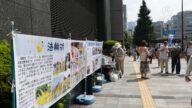 日本法輪功學員終戰日和平徵簽