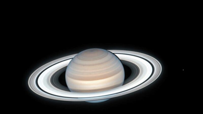 哈勃拍到土星夏季美景 行星环清晰可见