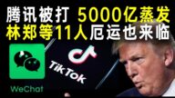 【秦鹏政经观察】川普制裁微信和TikTok 腾讯市值蒸发5000亿