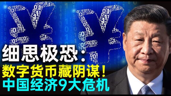 【秦鹏观察】中国经济9大危机加重 聊聊中国数字货币的实质