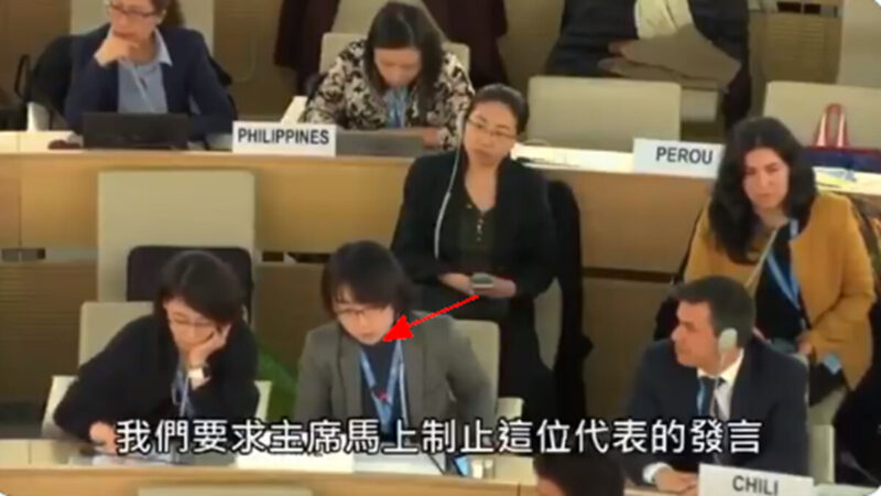網傳中共女代表聯合國撒潑 被大會主席無視(視頻)