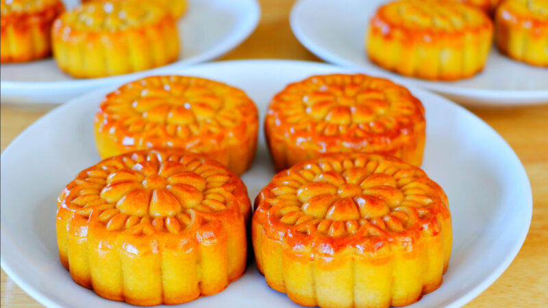 【美食天堂】红莲蓉月饼的做法～中秋节快乐！家常料理食谱 一学就会