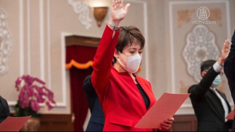 蕭美琴個人推特帳戶簽名：「台灣駐美大使」