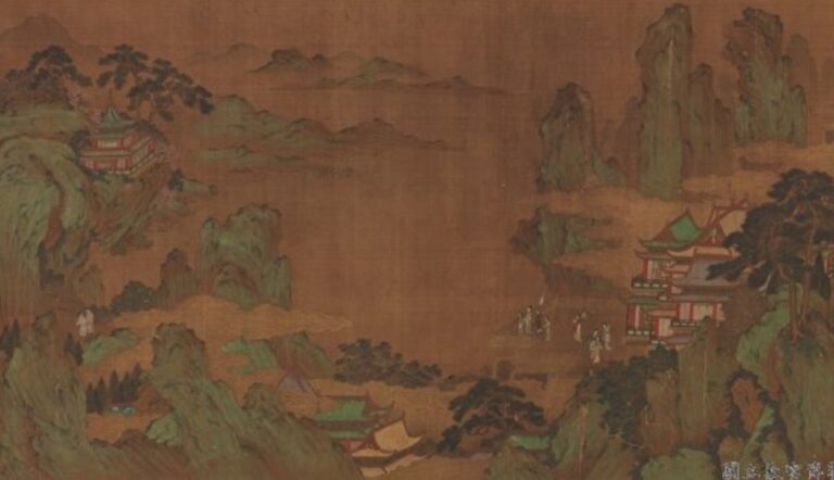 中秋夜女仙踏歌 書蹟遺仙蹤騎虎返仙境