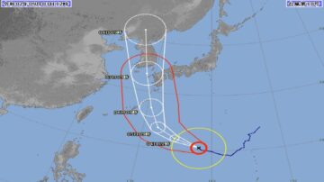 海神挑戰今年最強颱風 預計直逼日本貫穿朝鮮半島