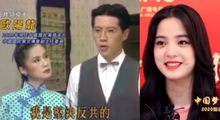 歐陽龍昔日反共片被翻出 網諷：現在送女兒去投共