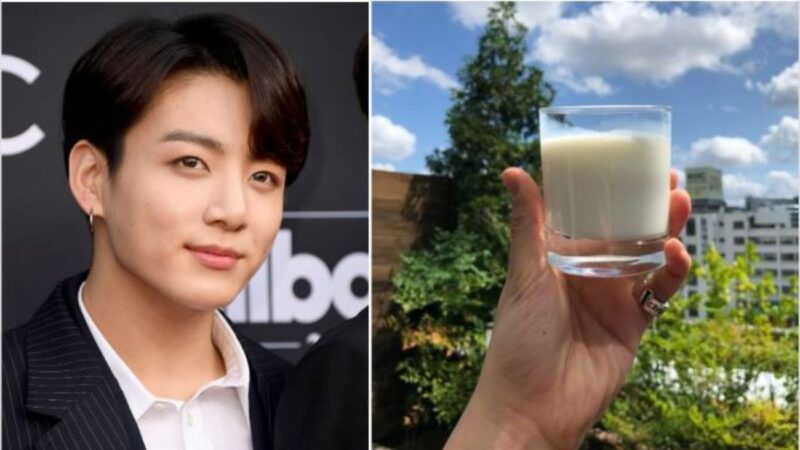 BTS柾國發一杯牛奶照片百萬點讚 美國牛奶銷量飆升