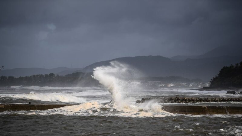 強颱海神襲日本九州 過境韓國晚間進入大陸東北