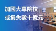【加国生活】加国大专院校或损失数十亿元