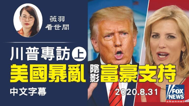 【薇羽看世間】川普專訪(上)美國暴亂 陰影富豪出數億資金支持【中文字幕 】