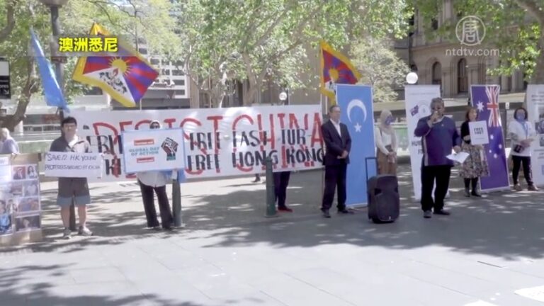 十一反共日 各地華人抗議中共暴政