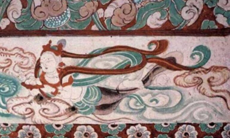 石窟探祕：「黑眼圈」飛天的由來