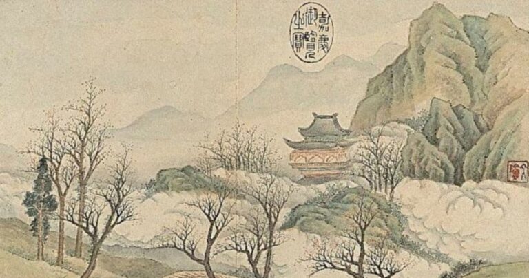 隋朝老翁訪仙府一日 歸家已是大唐盛世