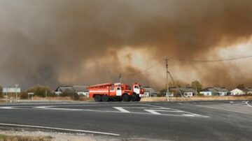 俄野火延烧弹药库爆炸 7.5万吨弹药炸不停(视频)