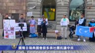 國殤日瑞典國會前多族社團抗議中共