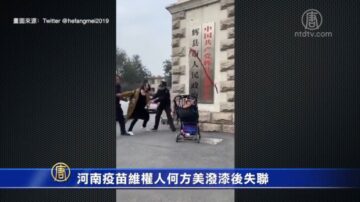 河南疫苗维权人何方美泼漆后失联