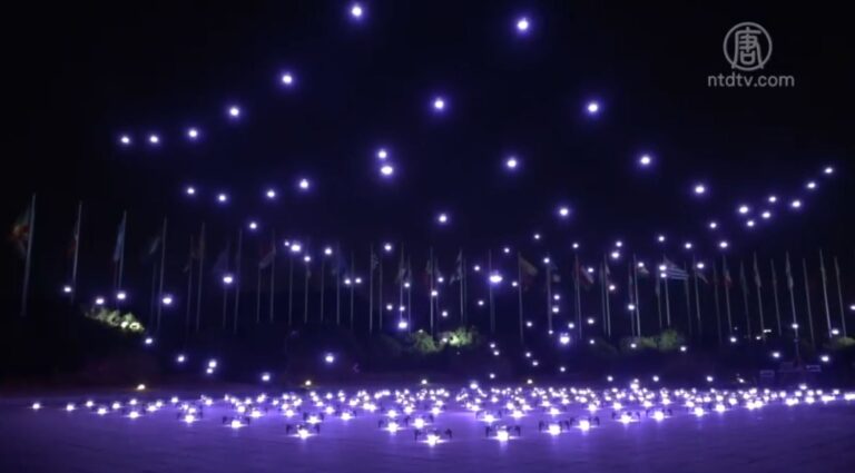 點綴秋夜天空的視覺饗宴-韓無人機燈光秀