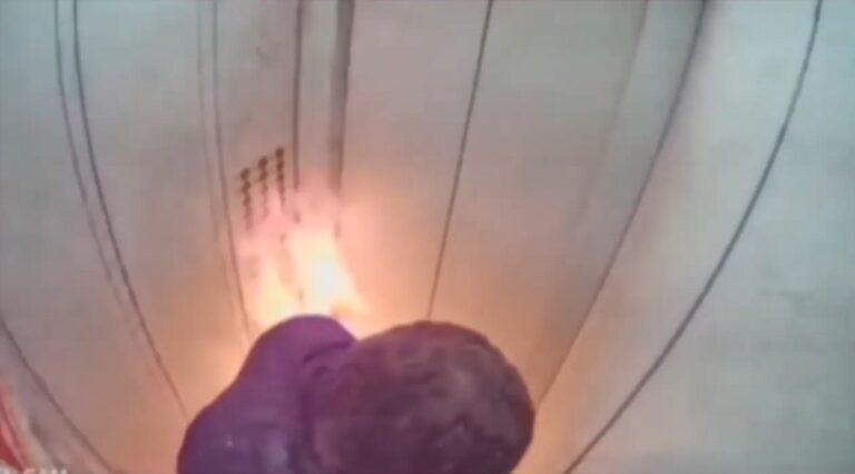 醉了！打火機點酒迅竄火光 俄男電梯內痛苦掙扎逾60秒