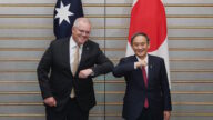 日本澳洲總理合作抗共 簽署「相互准入協定」