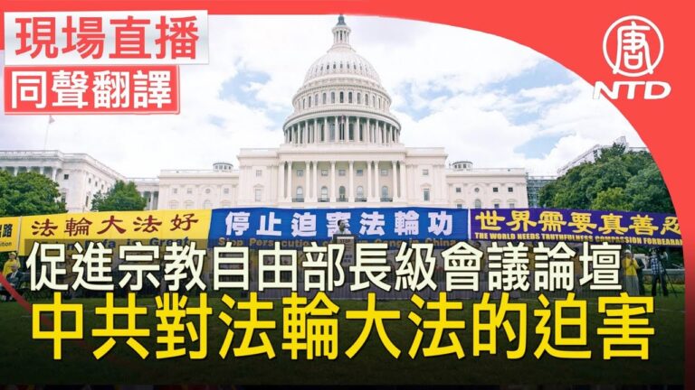 【重播】促進宗教自由部長級會議論壇: 中共對法輪大法的迫害