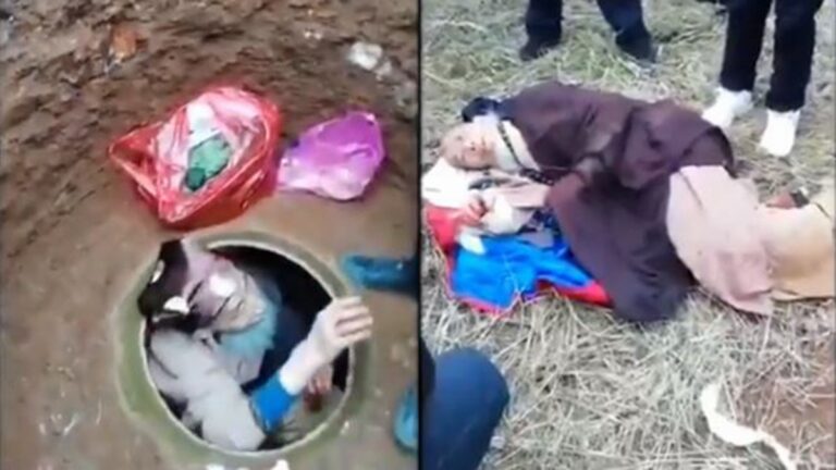 湖南患癌老人自掘墳墓等死 引發熱議（視頻）