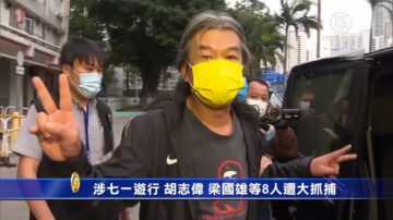 涉七一遊行 胡志偉 梁國雄等8人遭大抓捕