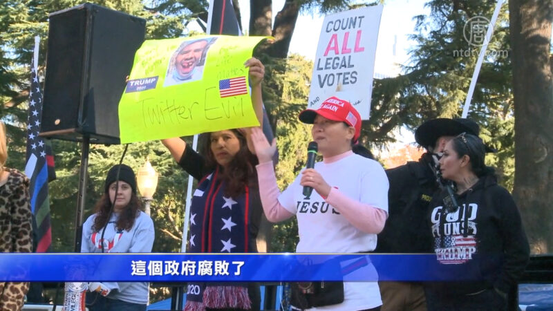 感恩节周末州府集会 民众继续反对选举欺诈