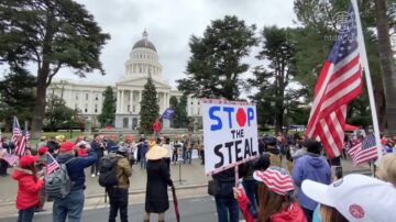 停止竊選 加州首府再集會 呼籲公平選舉
