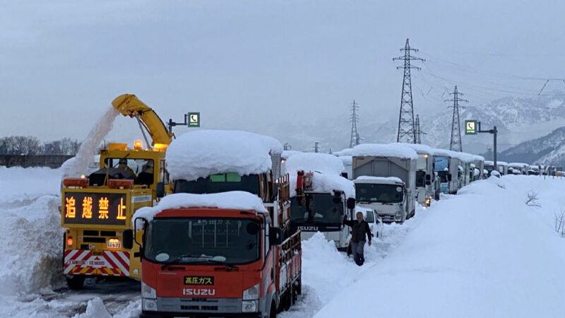 強烈冷氣團侵襲 日本5人疑除雪身亡