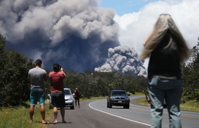 天際變色 夏威夷火山爆發 火山灰恐排入大氣層