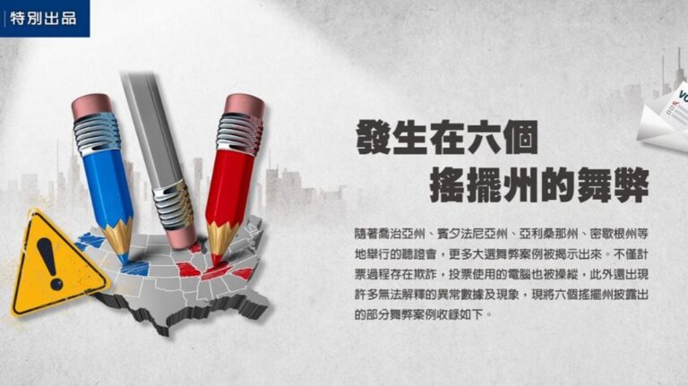 【圖解】發生在六個搖擺州的舞弊