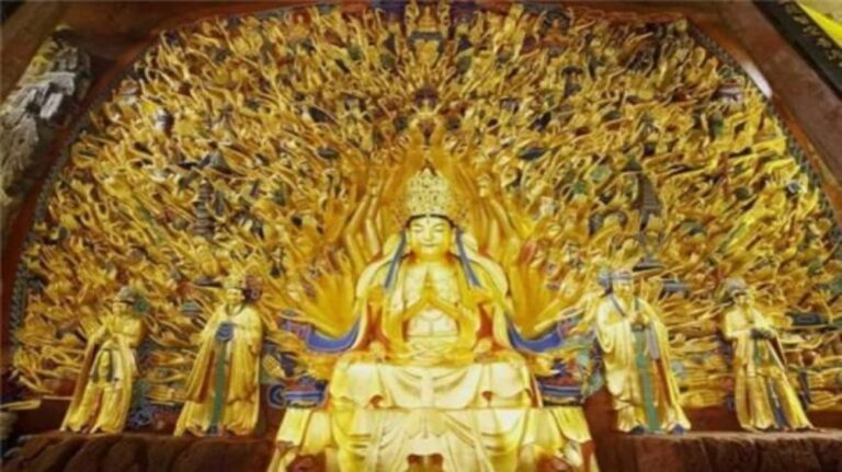 石刻千手觀音驚現神祕暗格 揭開800年前的歷史