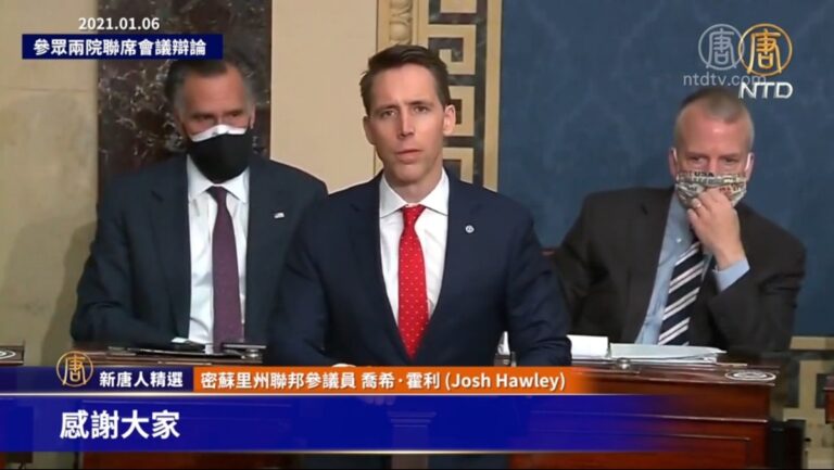 霍利：國會需聽取正反意見 重建選舉信心