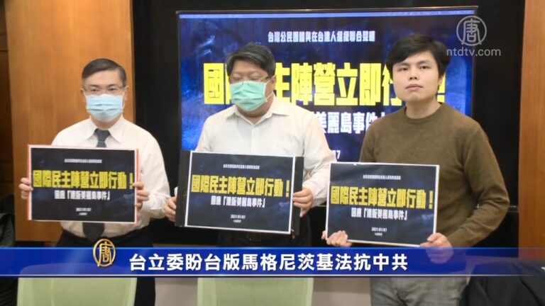 流亡港人發聲！台立委盼台版馬格尼茨基法抗中共