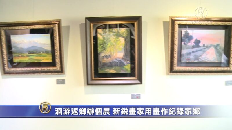 洄游返乡办个展 新锐画家用画作纪录家乡