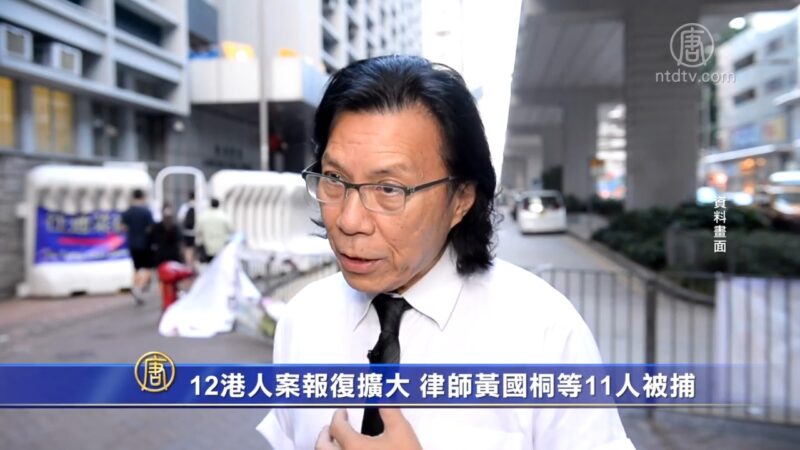 12港人案報復擴大？保護傘發起人黃國桐等11人被捕