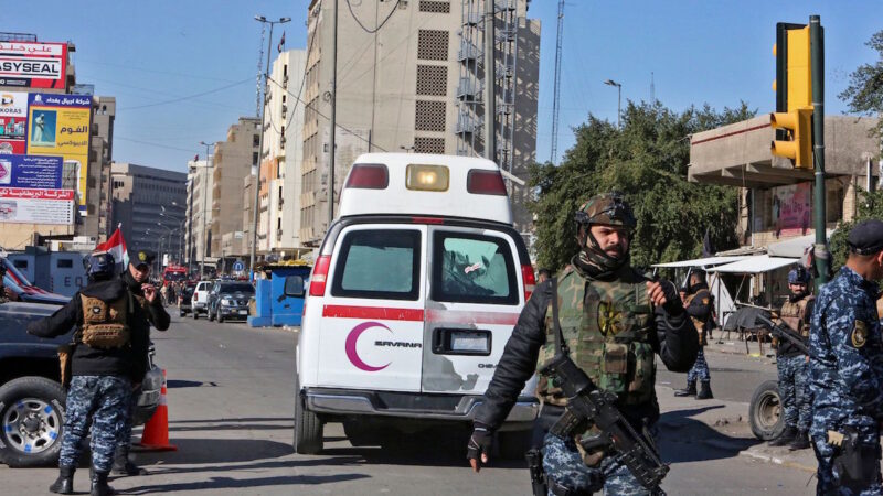伊拉克连环自杀爆炸 至少32死110伤