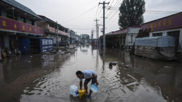 河北洪水氾濫 多地積水未退 急需救助