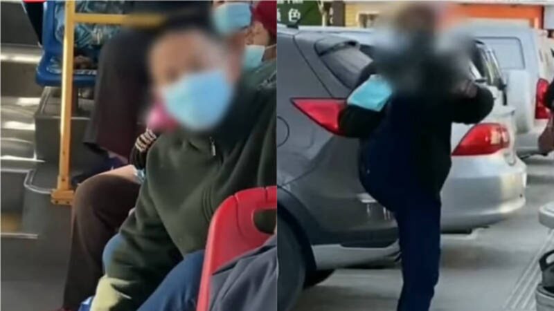 山东女用苹果手机 遭男子威胁：送公安局(视频)
