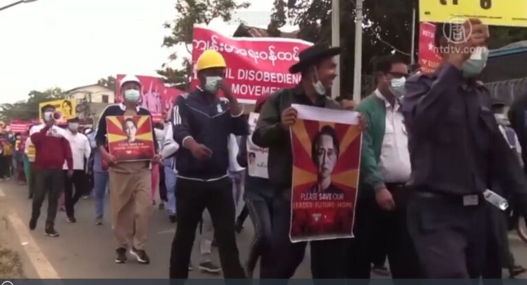 緬甸今大罷工！民眾質疑中共暗助鎮壓