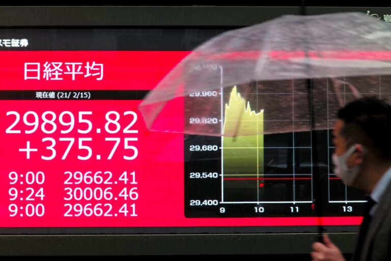 資金充沛 日股漲破3萬點 重見30年來高峰